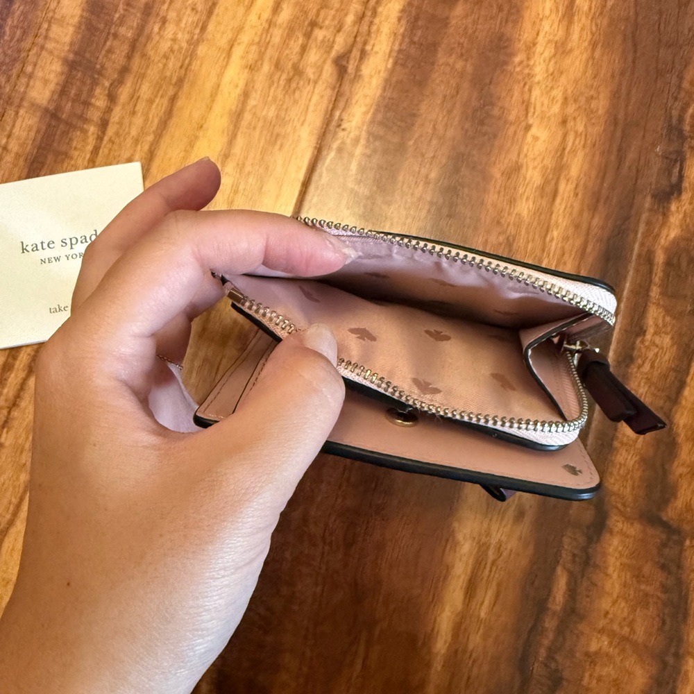 🌼BOGO🌼 Kate Spade Pink and Brown Key Card Holder with Dog Design - Picture 5 of 5